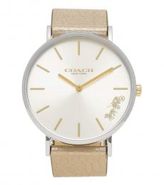 Coach Pale Gold Perry Watch