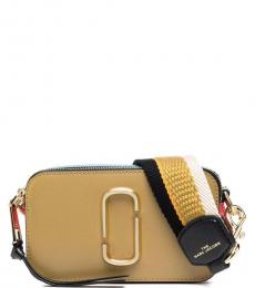 Marc Jacobs Olive Colorblock Snapshot Small Crossbody Bag