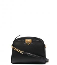 Salvatore Ferragamo Black Trifolio CC Small Crossbody Bag