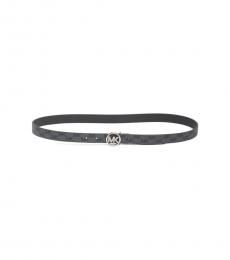 Michael Kors Black Reversible Logo Belt