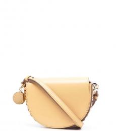 Stella McCartney Beige Solid Mini Shoulder Bag