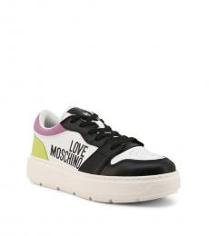 Love Moschino Multicolor Logo Low Top Sneakers