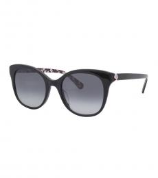 Kate Spade Black Grey Gradient Cat Eye Sunglasses