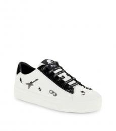 Karl Lagerfeld White Low Top Sneakers