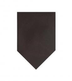 Dark Brown Solid Tie