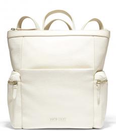 Cole Haan Ivory Grand Ambition Medium Backpack