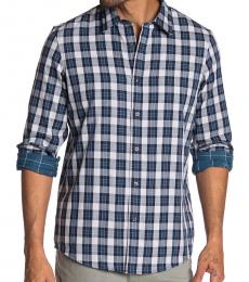 Michael Kors Midnight Curt Check Classic Fit Shirt