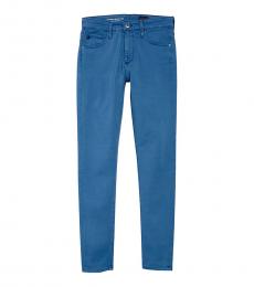 AG Adriano Goldschmied Sulfur Azurite Farrah High-Rise Skinny Jeans