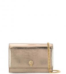 Alexander McQueen Golden Skull Mini Crossbody