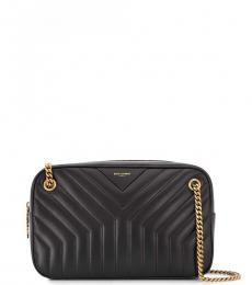 Saint Laurent Black Joan Medium Shoulder Bag