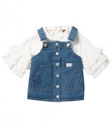 7 For All Mankind 2 Piece Dress/Top Set (Baby Girls)