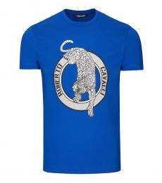 Royal Blue Graphic Logo T-Shirt