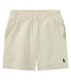Little Boys Basic Sand Chino Pull-On Shorts