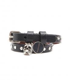 Alexander McQueen Black Mini Stud Bracelet