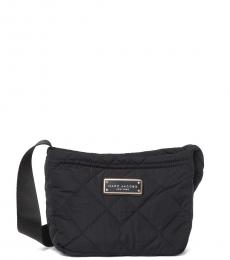 Black Quilted Small Crossbody Bag