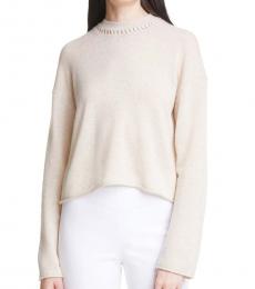 Theory Beige Cashmere Pullover