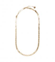 Golden Bar Chain Necklace