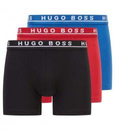 Hugo Boss Multicolor Cotton Stretch Boxer Briefs 3-Pack