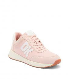 DKNY Light Pink Side Logo Sneakers
