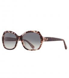 Kate Spade Dark Brown Square Sunglasses