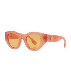 Burberry Orange Meadow Cat Eye Sunglasses