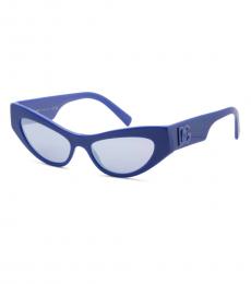 Dolce & Gabbana Blue Cat-Eye Sunglasses