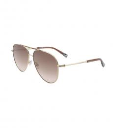 Missoni Golden Aviator Sunglasses