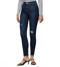 True Religion Blue Valley High Rise Super Skinny Jeans