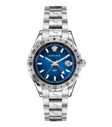 Silver Hellenyium Blue Dial Watch