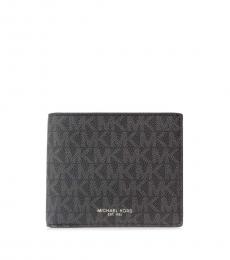 Michael Kors Black Signature Coin Pocket Wallet