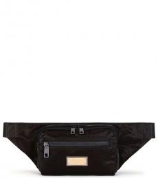 Dolce & Gabbana Black Logo Large Crossbody Bag