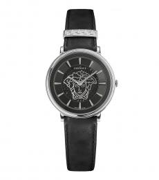 Versace Black Medusa Dark Dial Watch