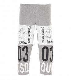 Dsquared2 Little Girls Grey Printed Pants