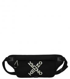 Kenzo Black Logo Small Crossbody Bag