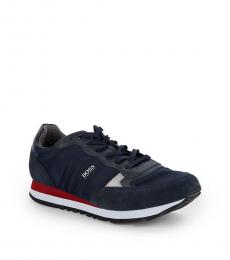 Navy Parkour Logo Sneakers