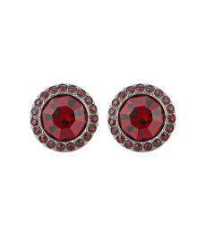 Michael Kors Red Color Crush Stud Twinkling Earrings