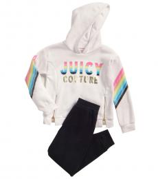 Juicy Couture 2 Piece Hoodie/Joggers Set (Little Girls)