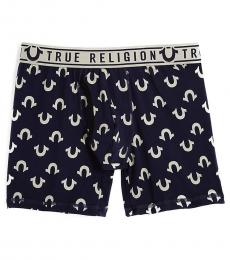 True Religion Navy Blue Mid-Length Brief Underwear