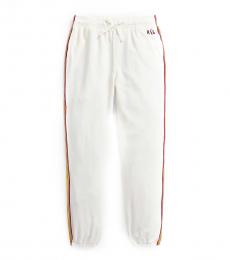 Ralph Lauren Girls Nevis Striped French Terry Joggers