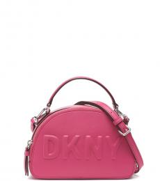 DKNY Electric Pink Tilly Dome Small Crossbody