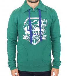 Green Pullover Cotton Hoodie