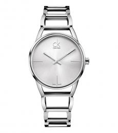 Calvin Klein Silver Stately Round Dial Watch