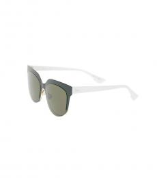 White-Black Cat Eye Sunglasses