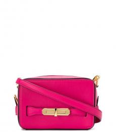 Alexander McQueen Pink The Myth Small Crossbody Bag