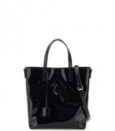 Black Toy North/South Small Satchel