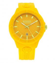 Versus Versace Yellow Logo Watch