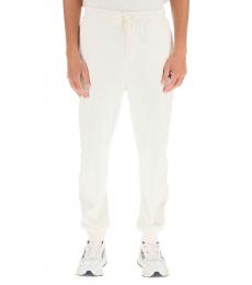 Hugo Boss White Russell Athletic Joggers