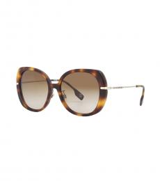 Burberry Brown Eugenie Butterfly Sunglasses