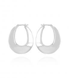 Vince Camuto Silver Scoop Hoop Earrings