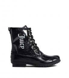 Juicy Couture Black Logo Boots